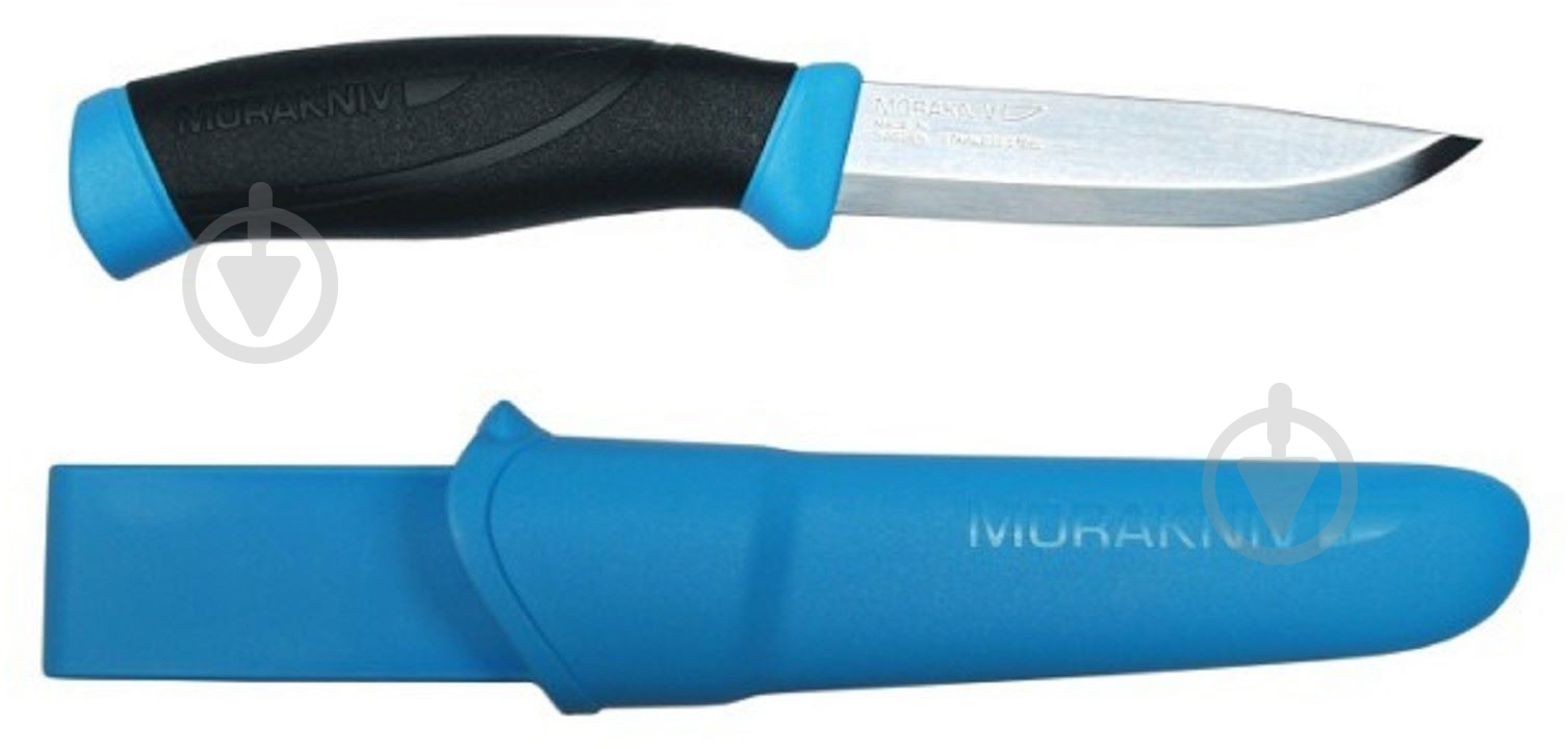 Нож Morakniv фиксированный Companion blue 12215 - фото 2 Нож Morakniv фиксированный Companion blue 12215 - фото 2