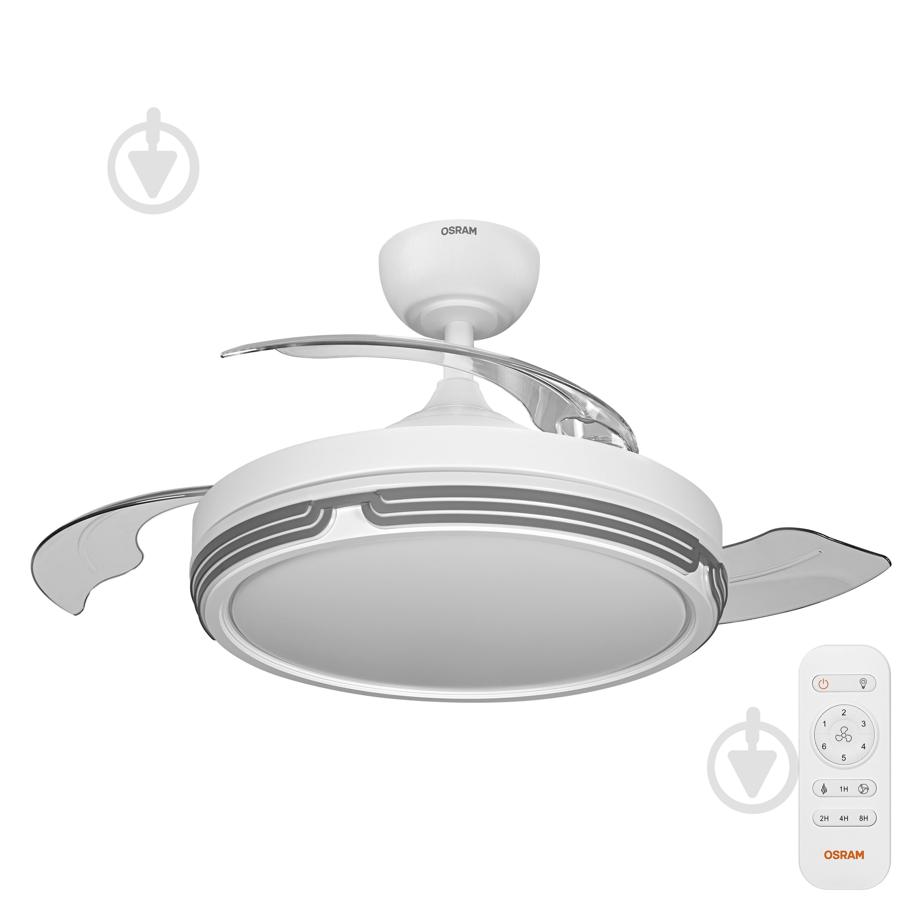 Люстра-вентилятор Osram Ceiling DIM 36 Вт белый FAN LEVECHE - фото 2