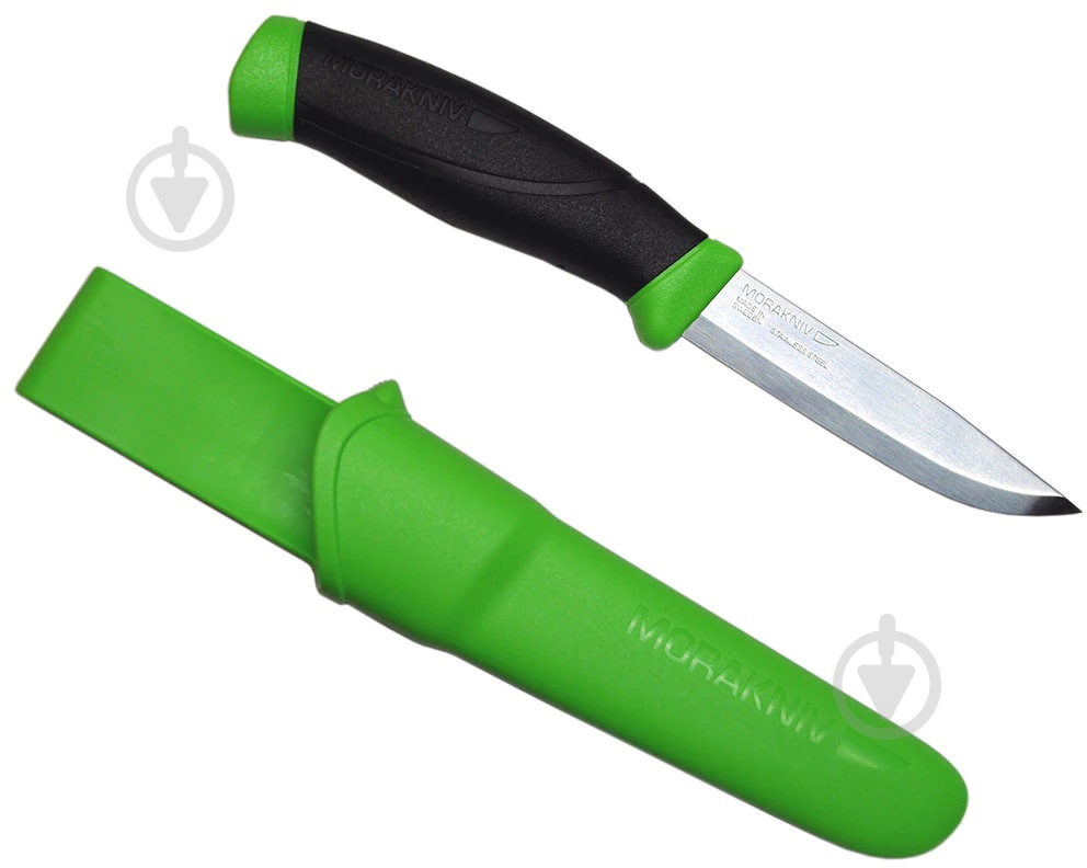 Нож Morakniv фиксированный Companion green 12215 - фото 2