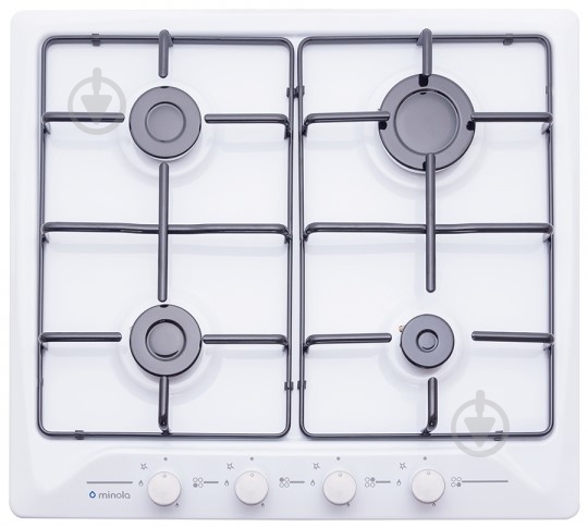Варочная поверхность газовая Minola MGM 61414 WH - фото 1