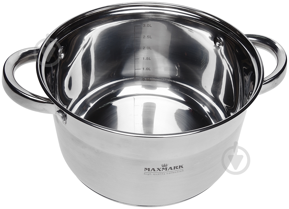 Кастрюля с крышкой Maxmark 3 л 20 см MK-3703 - фото 2