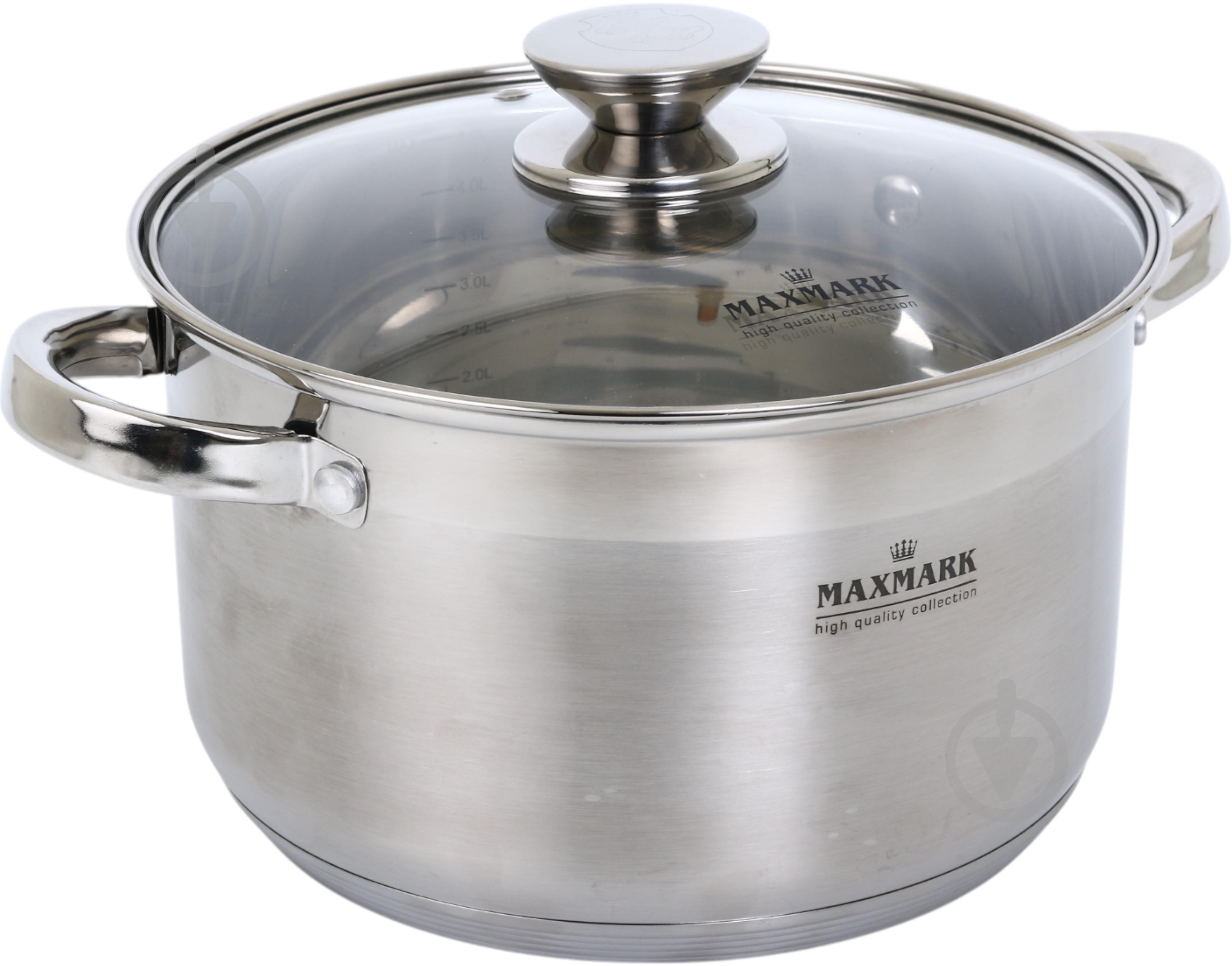 Кастрюля с крышкой Maxmark 4 л 22 см MK-3704 - фото 8