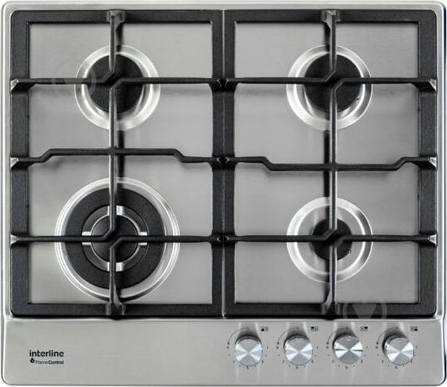 Комплект вбудовуваної техніки Interline духова шафа OES 543 ECC XA + варильна поверхня HGS 763 FGT XM FLAME - фото 2 Комплект вбудовуваної техніки Interline духова шафа OES 543 ECC XA + варильна поверхня HGS 763 FGT XM FLAME - фото 2