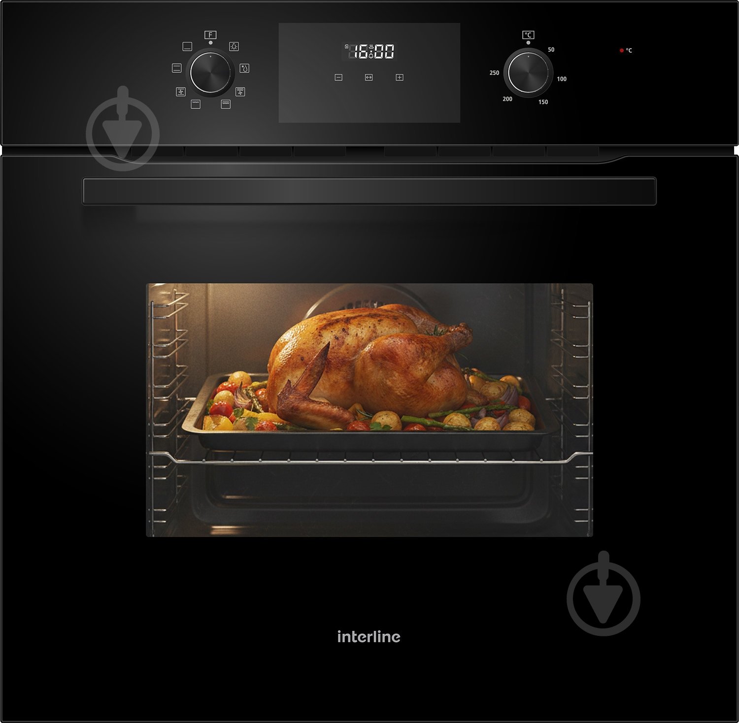 Комплект встраиваемой техники Interline духовой шкаф OEG 581 ECR BA + варочная поверхность HHV 566 SZP BA - фото 9 Комплект встраиваемой техники Interline духовой шкаф OEG 581 ECR BA + варочная поверхность HHV 566 SZP BA - фото 9