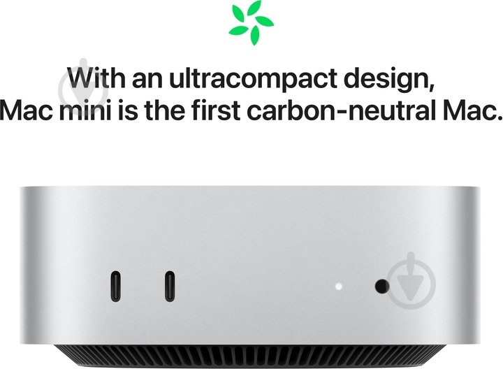 ᐉ Неттоп Apple Mac Mini M4 16/512GB (MU9E3UA/A) silver • Купить в
