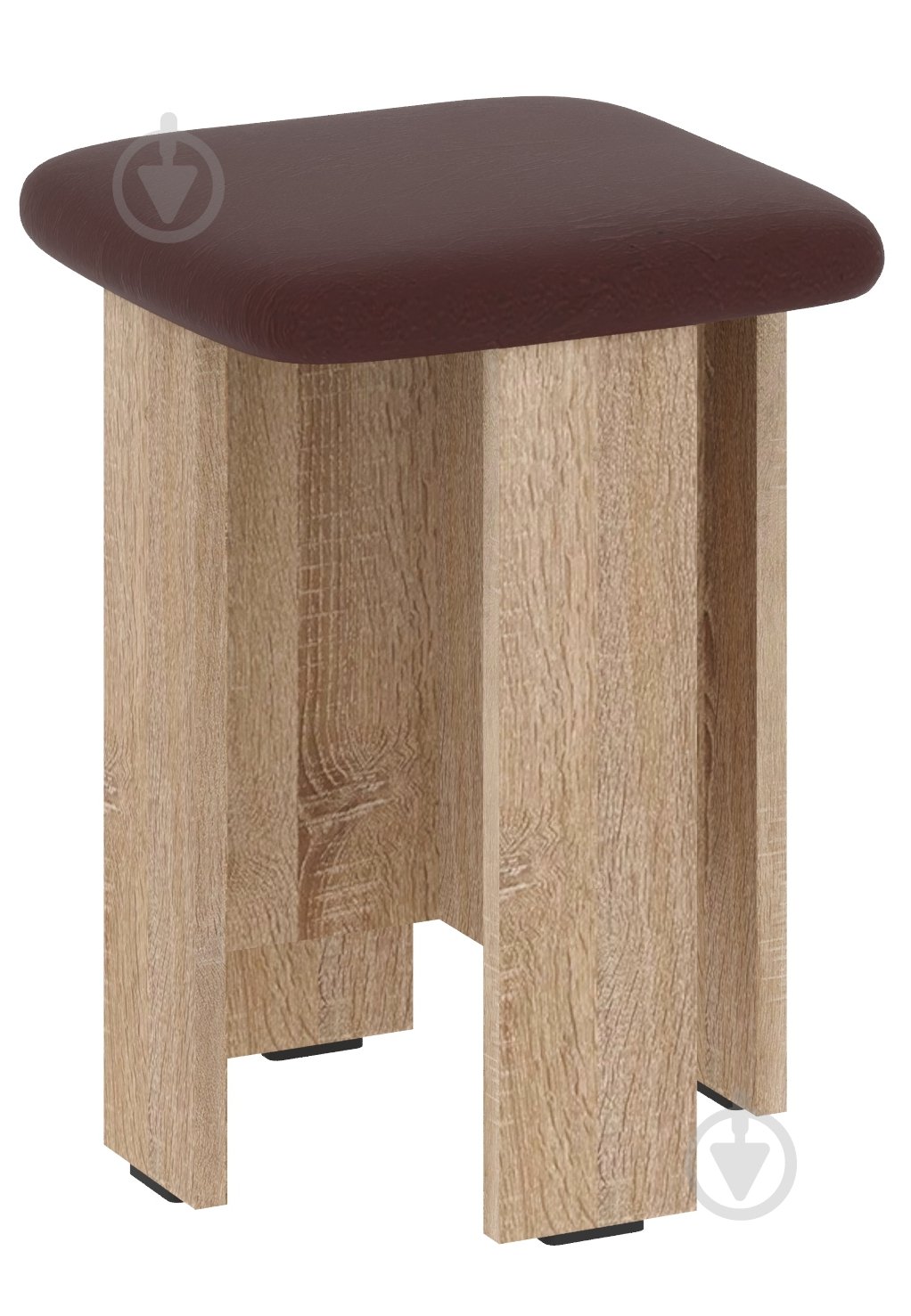 Табурет коричневый / дуб сонома - фото 1