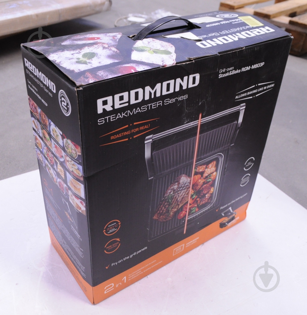 УЦЕНКА! Печь-гриль Redmond Steak&Bake RGM-M803P (УЦ №57) - фото 11