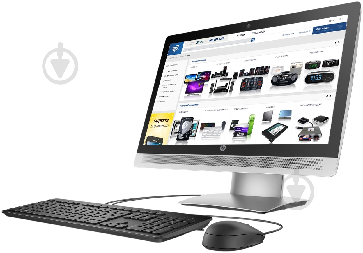 Моноблок HP ProOne 600 G2 AiO 21" (V1E89ES) black - фото 2