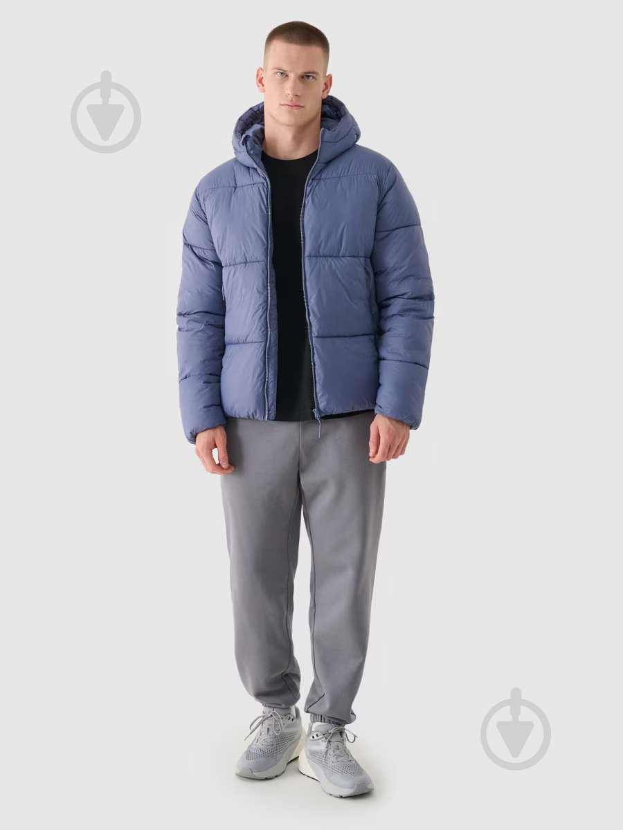 Пуховик чоловічий зимовий 4F DOWN JACKET M480 4FWAW24TDJAM480-32S р.2XL синій - фото 6