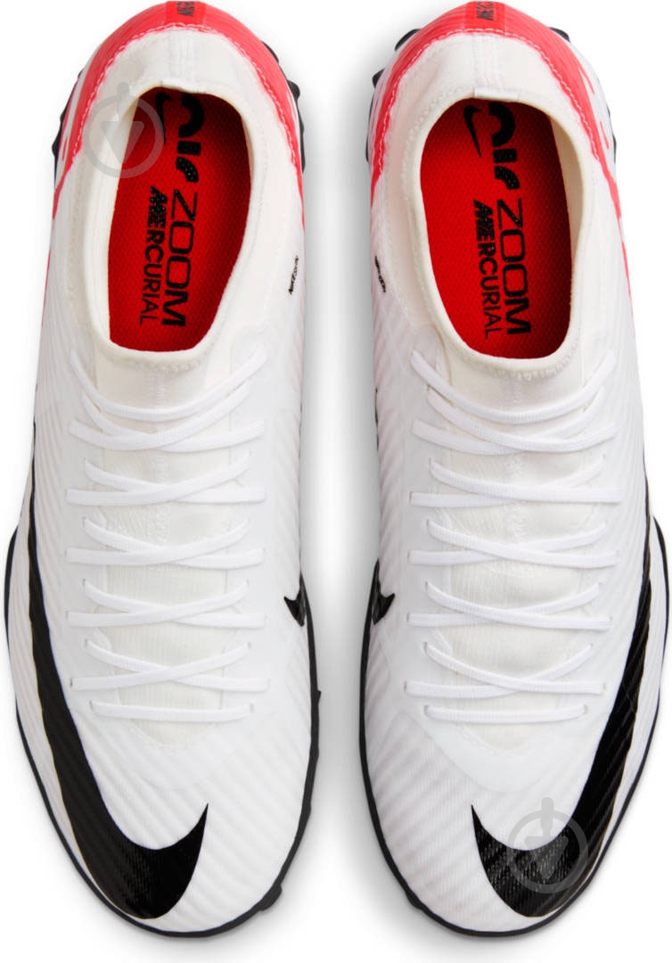 Cороконіжки Nike ZOOM MERCURIAL SUPERFLY 9 ACADEMY TF DJ5629-600 р.38,5 червоний - фото 6