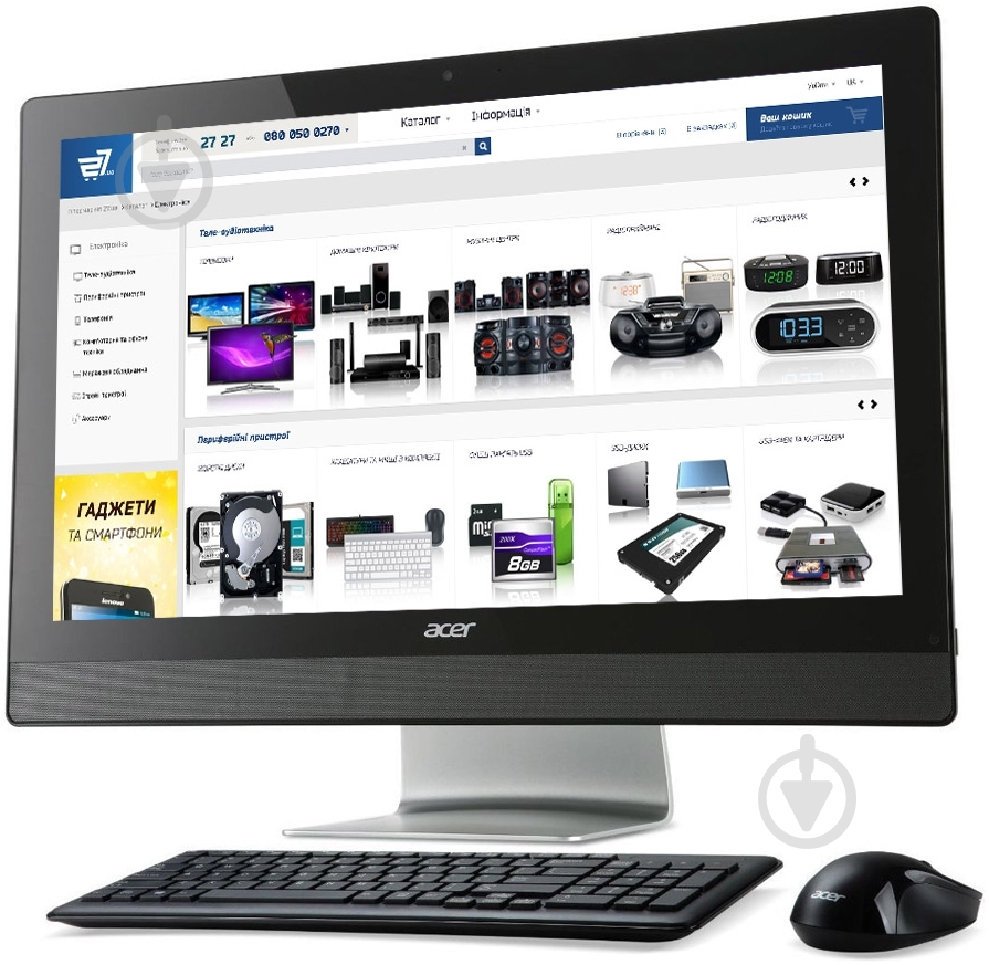 Моноблок Acer Aspire Z3-615 23" (DQ.SV9ME.005) black - фото 3 Моноблок Acer Aspire Z3-615 23" (DQ.SV9ME.005) black - фото 3