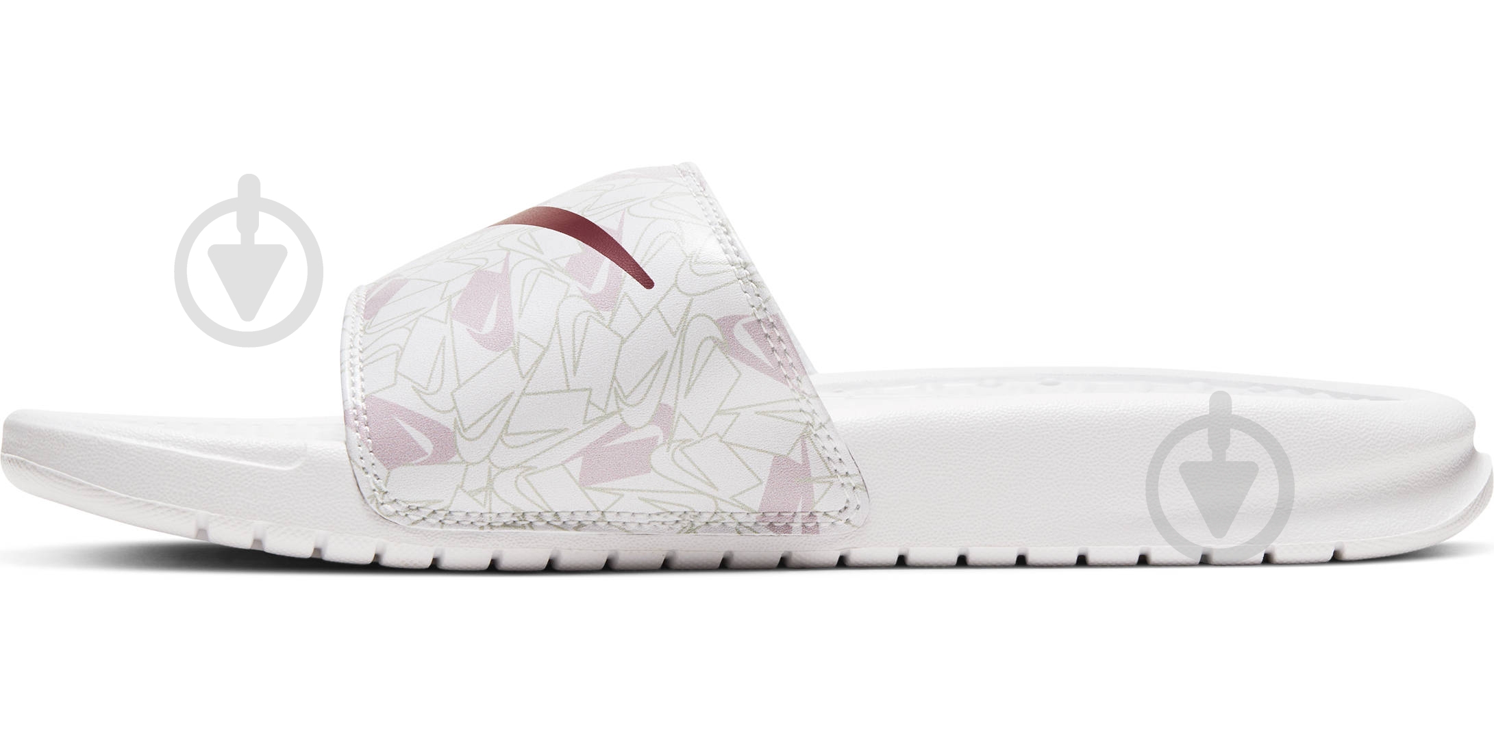 Шлепанцы Nike BENASSI JDI PRINT 618919-117 р.36,5 белый - фото 4