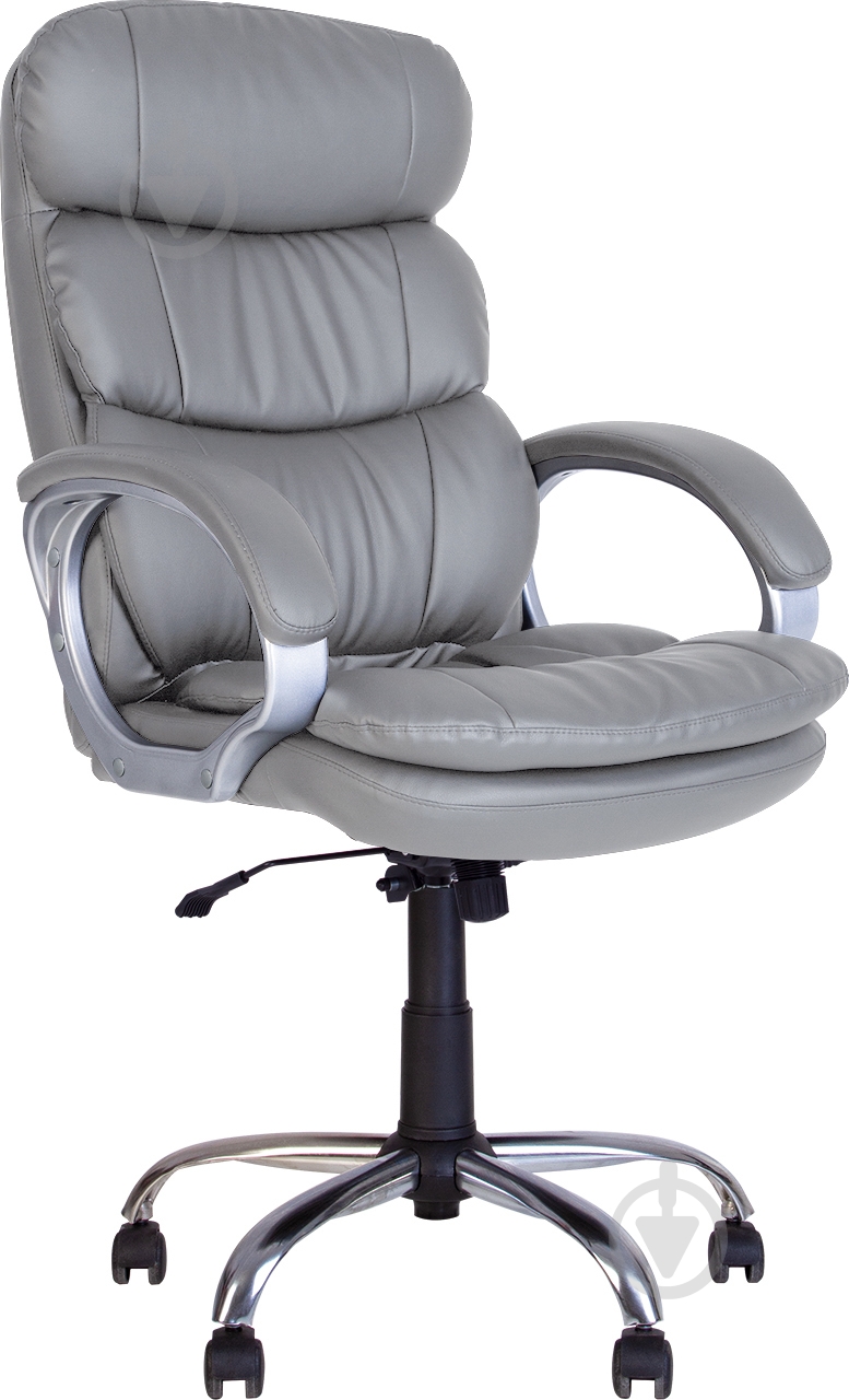 Крісло Nowy Styl DOLCE ANYFIX CHR68 ECO70 сірий - фото 1