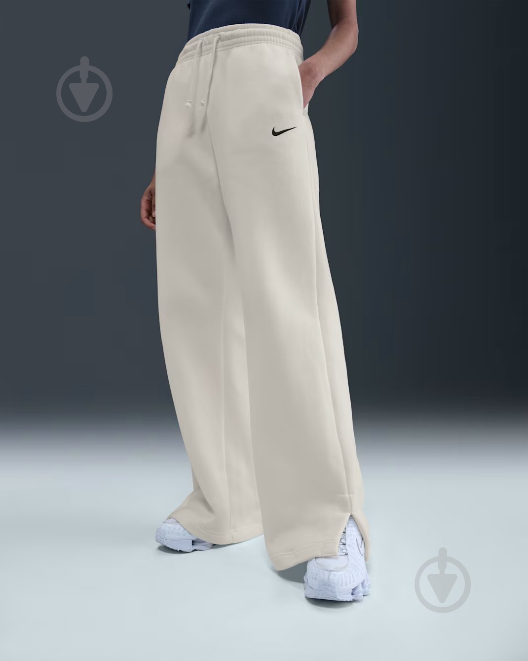 Штани Nike W NSW PHNX FLC HR PANT WIDE 2 IH1011-133 р. M білий - фото 1