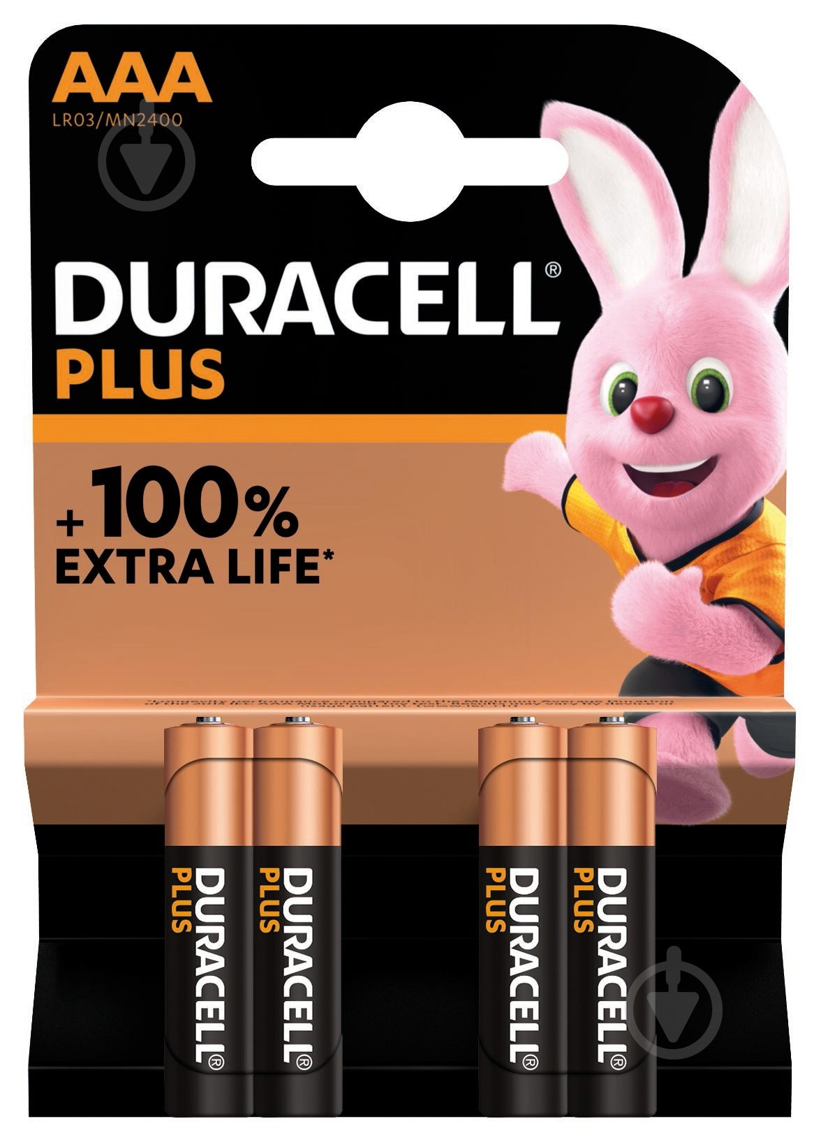 Батарейки Duracell Plus AAA (мизинчиковые) 4 шт. - фото 2