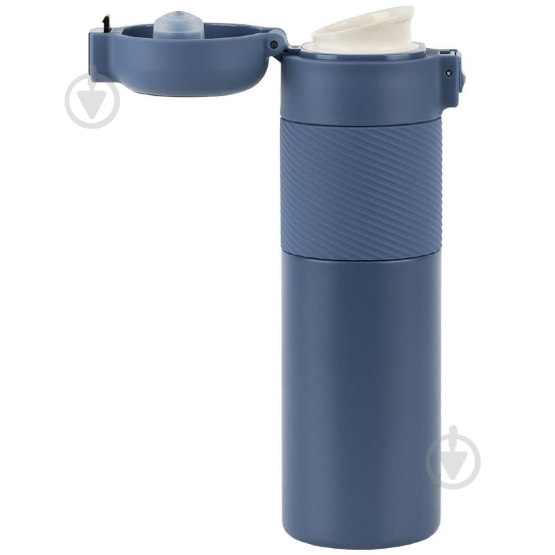 Термос KITE с термодатчиком 450 мл синий K25-1227-2 - фото 3 Термос KITE с термодатчиком 450 мл синий K25-1227-2 - фото 3