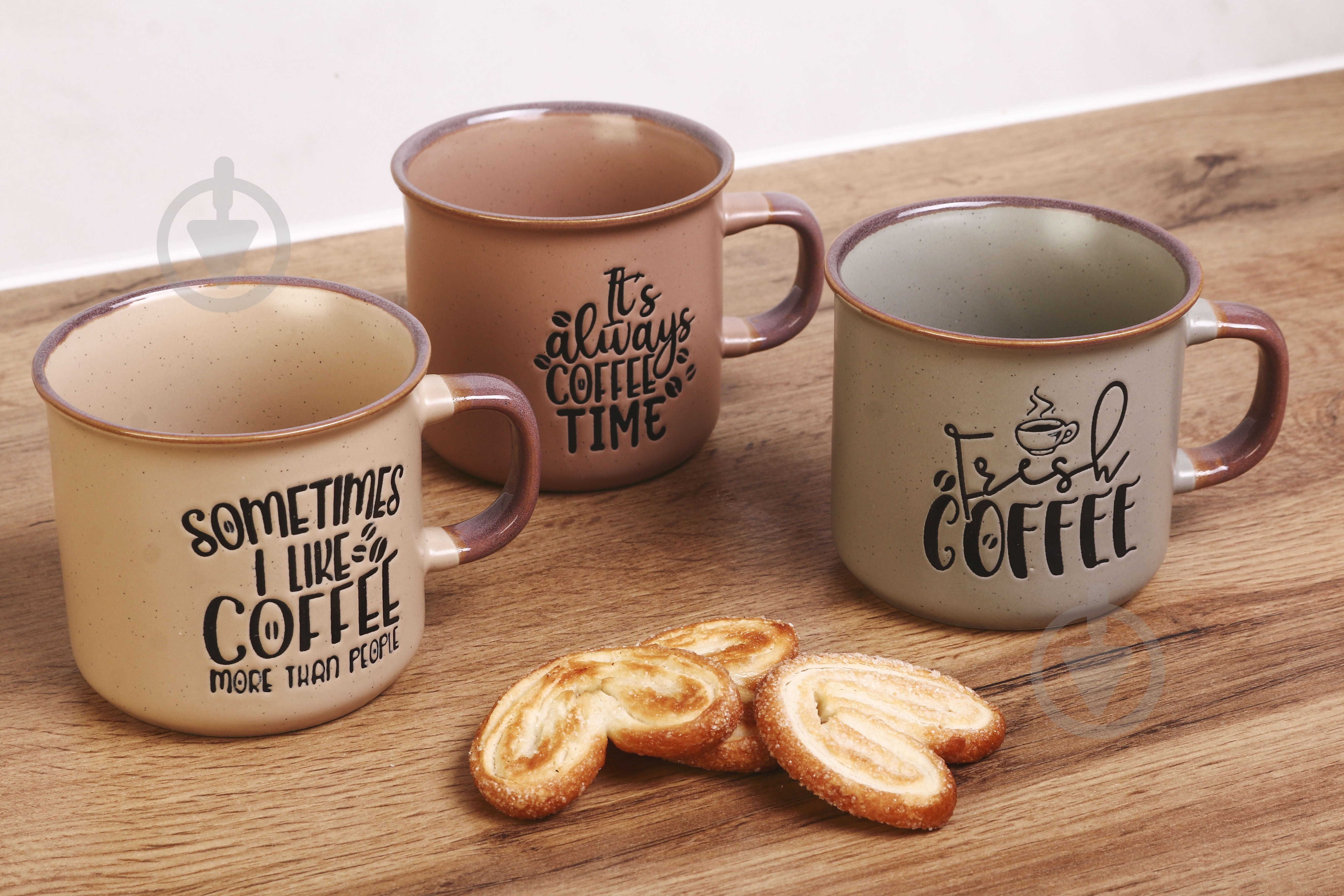 Чашка Bella Vita I Like Coffee 285 мл бежевая - фото 3