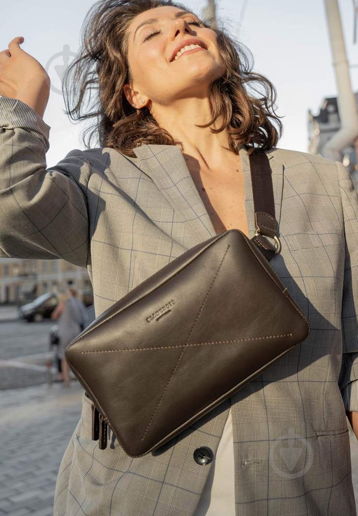 Сумка поясная BlankNote Dropbag Maxi BN-BAG-20-choko шоколад - фото 5 Сумка поясная BlankNote Dropbag Maxi BN-BAG-20-choko шоколад - фото 5