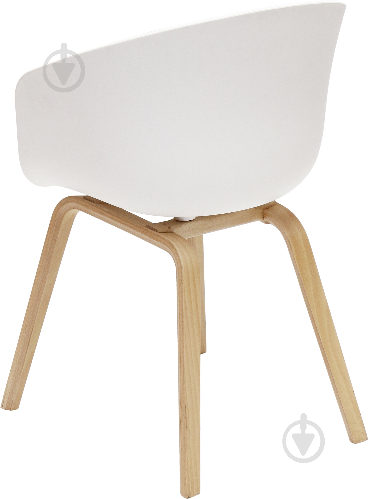 Стул обеденный с подлокотниками АС-125Y белый бук/белый - фото 3