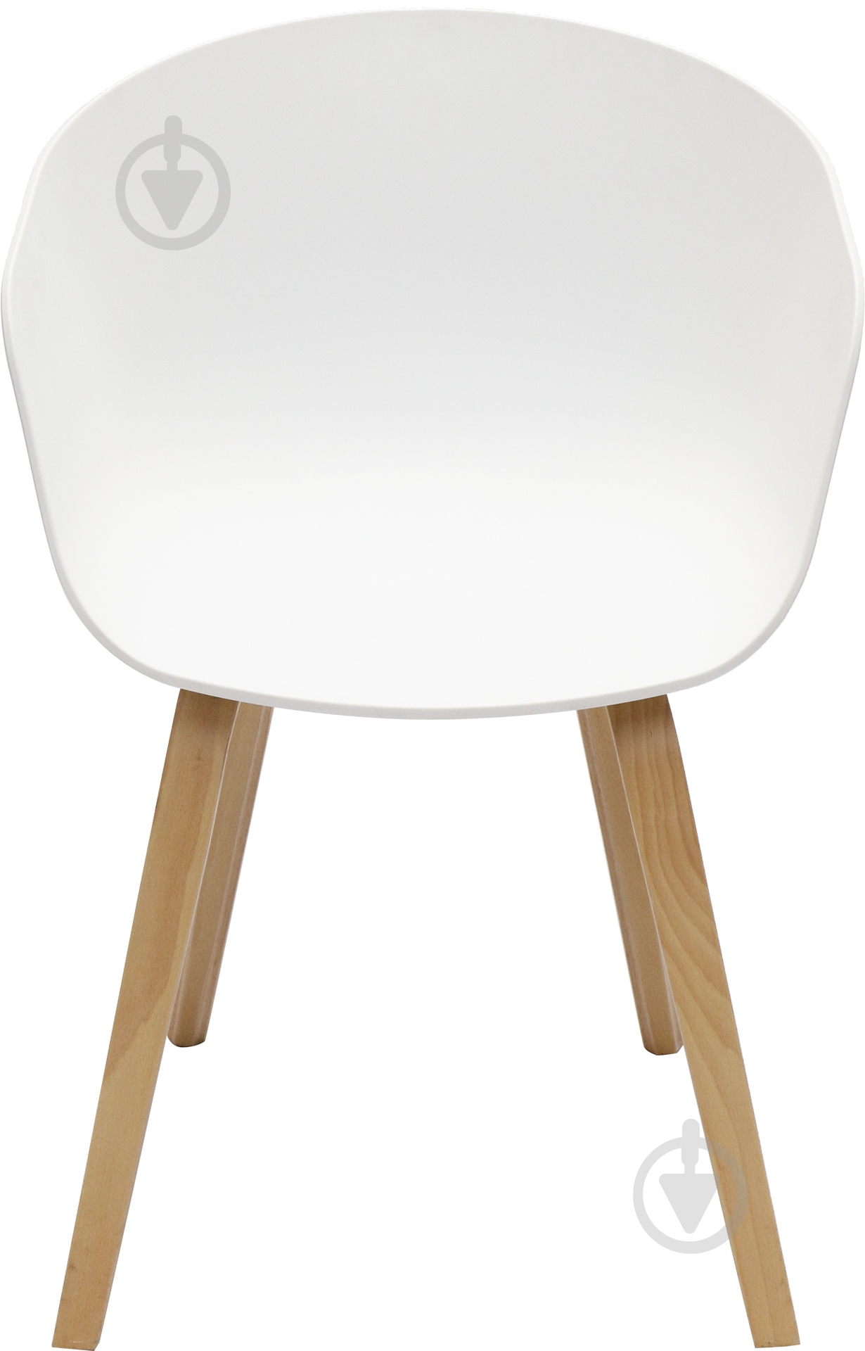 Стул обеденный с подлокотниками АС-125Y белый бук/белый - фото 2