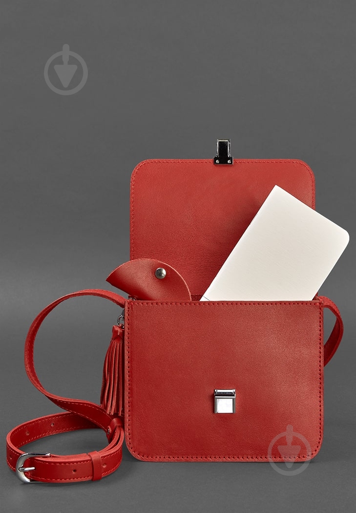 Сумка женская BlankNote Лилу красный BN-BAG-3-red - фото 4 Сумка женская BlankNote Лилу красный BN-BAG-3-red - фото 4