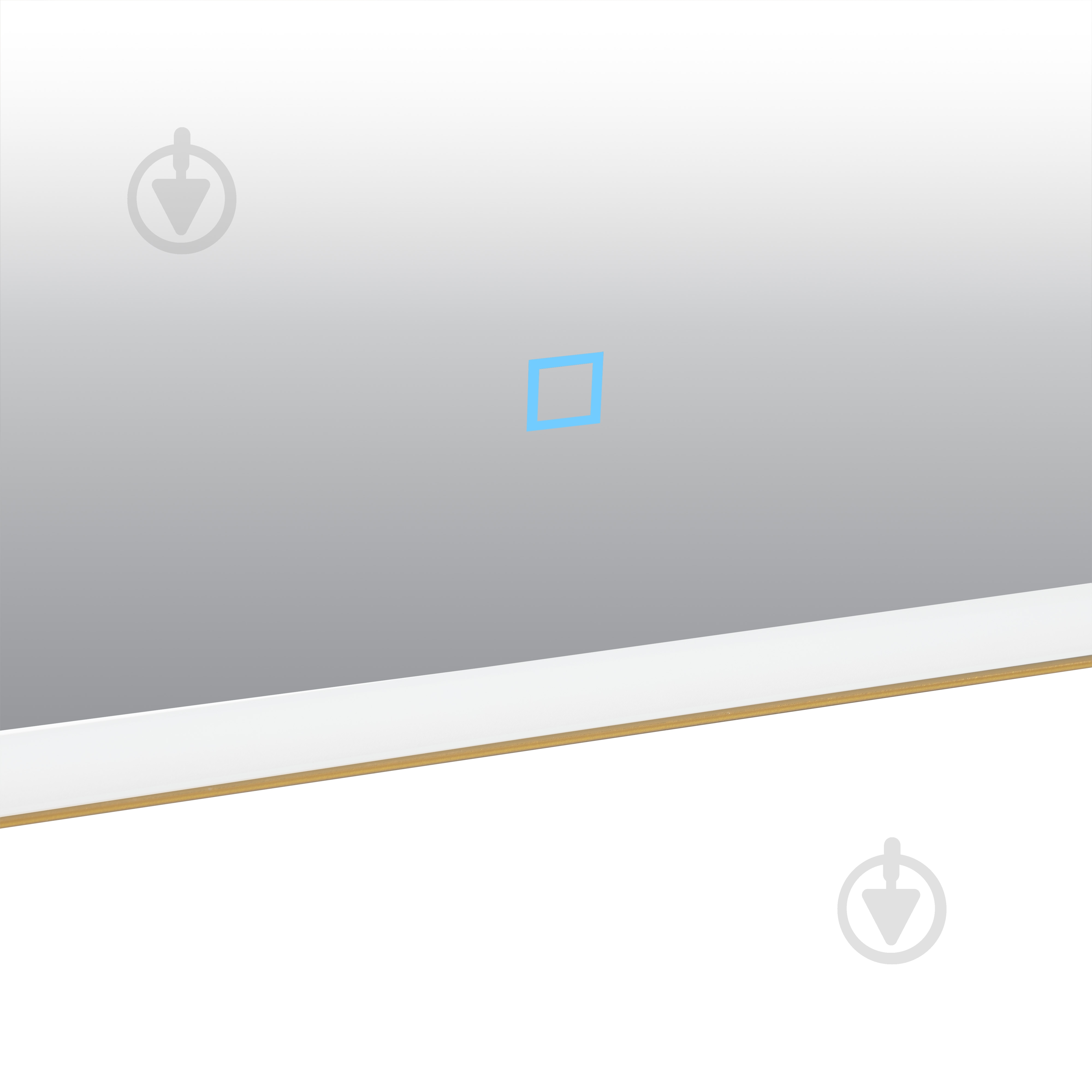 Дзеркало з вбудованим підсвічуванням Aqua Rodos Luce gold 100х70 sensor - фото 7