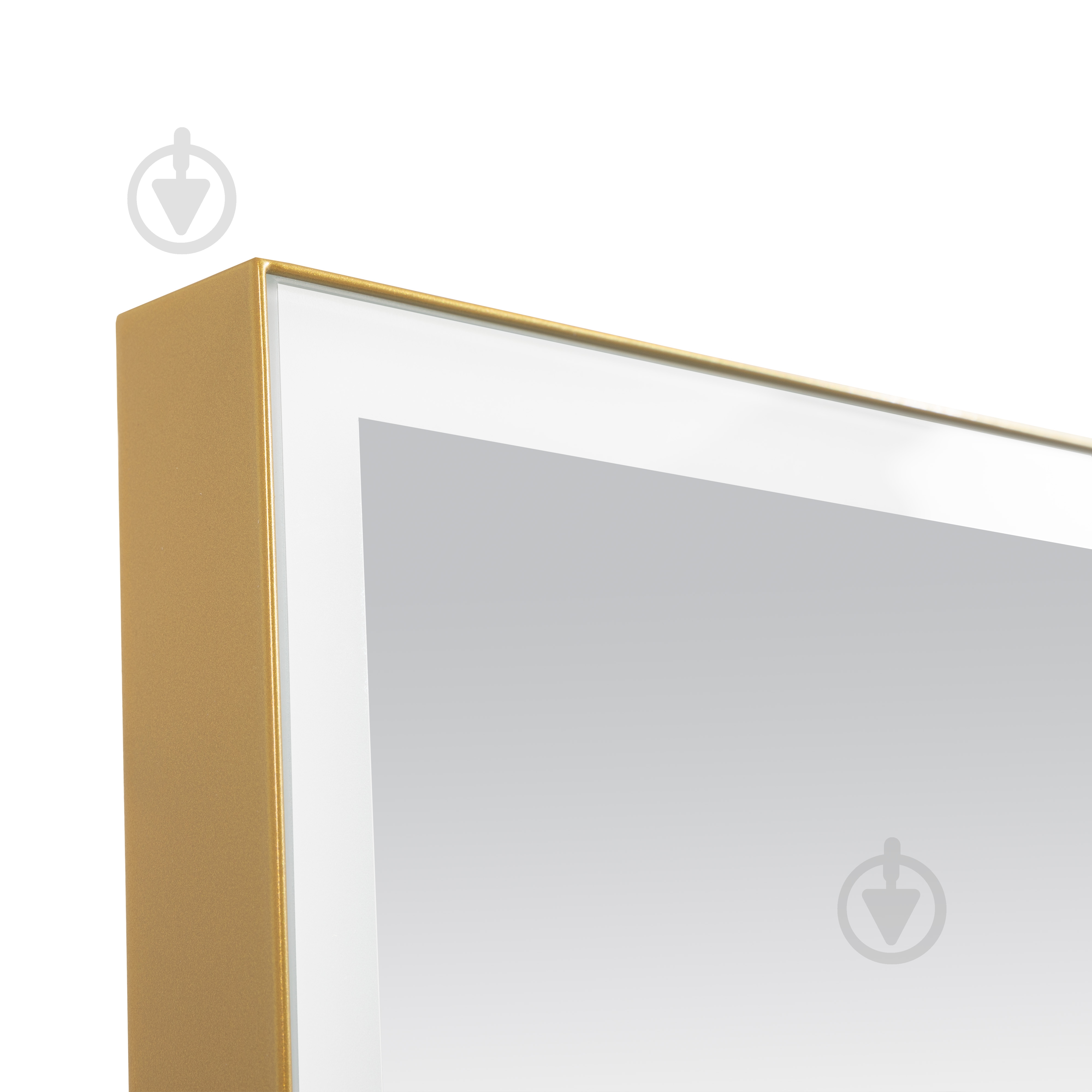 Дзеркало з вбудованим підсвічуванням Aqua Rodos Luce gold 100х70 sensor - фото 8