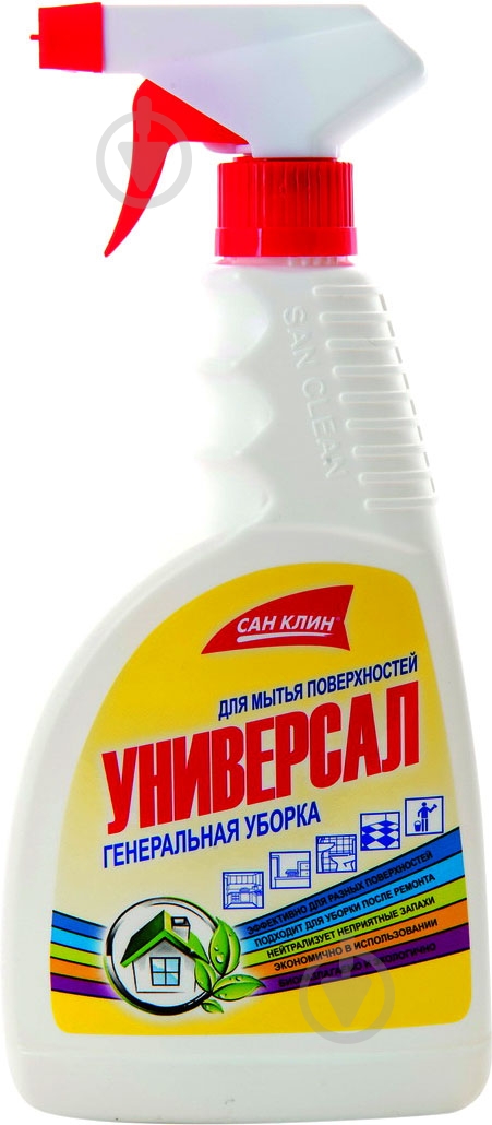 Универсальное средство SAN CLEAN яблоко 0,5 л - фото 1 Универсальное средство SAN CLEAN яблоко 0,5 л - фото 1