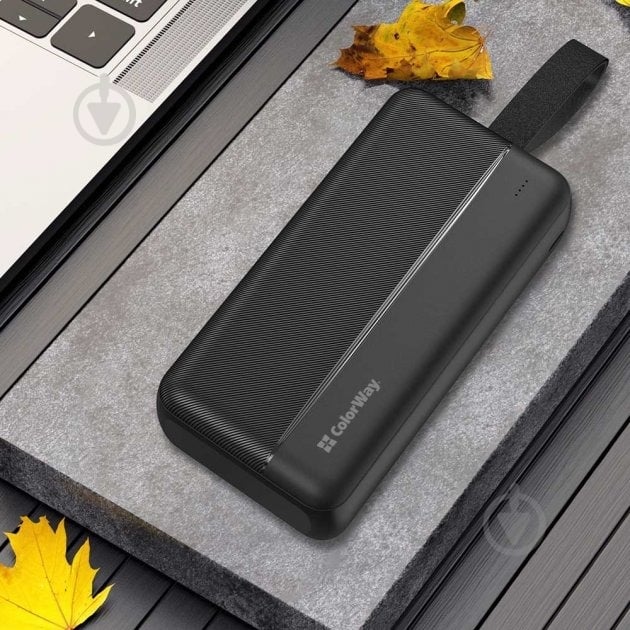 Повербанк ColorWay 30000 mAh black (CW-PB300LPC2BK-PD) High-power 2 (USB QC3.0 + USB-C Power Delivery 22.5W) - фото 6