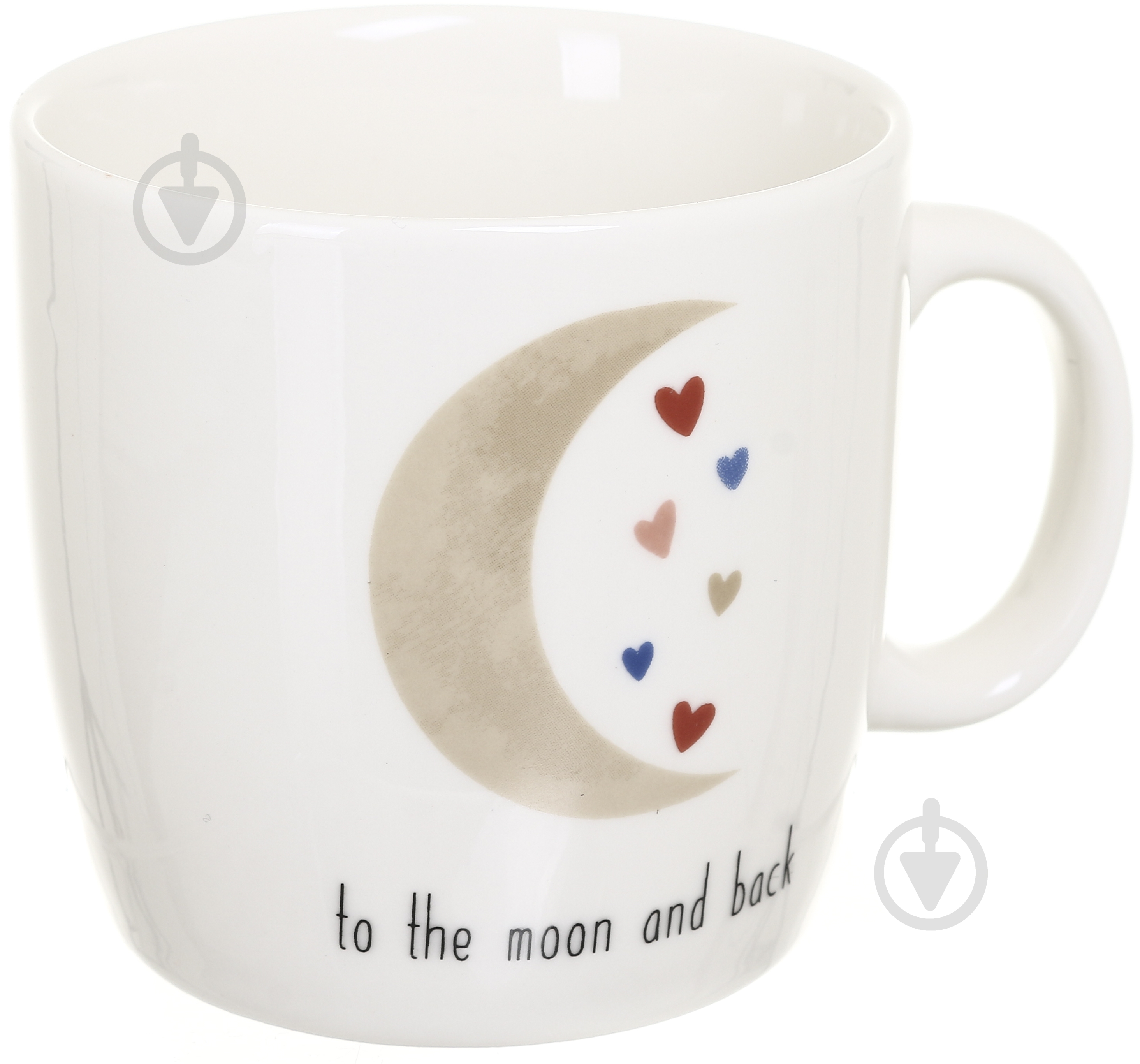 Чашка Bella Vita Moon 200 мл белая - фото 1