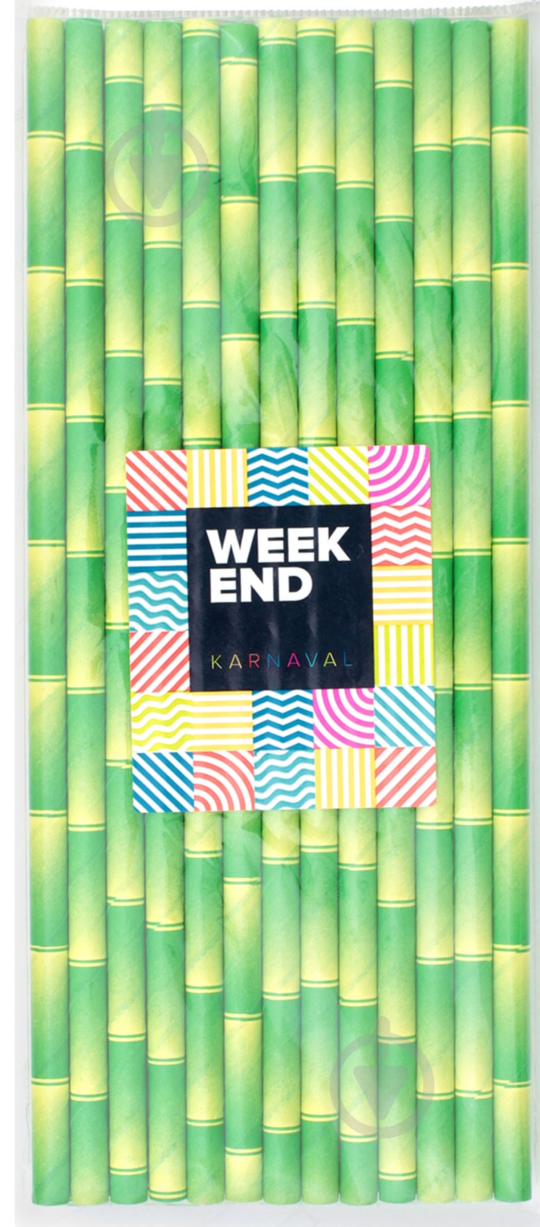 Набор трубочек Weekend бумажные 25 шт. в ассортименте - фото 3 Набор трубочек Weekend бумажные 25 шт. в ассортименте - фото 3