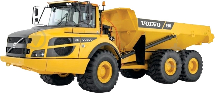 Автомобіль Bburago Самосвал Volvo A25G 1:50 - фото 1