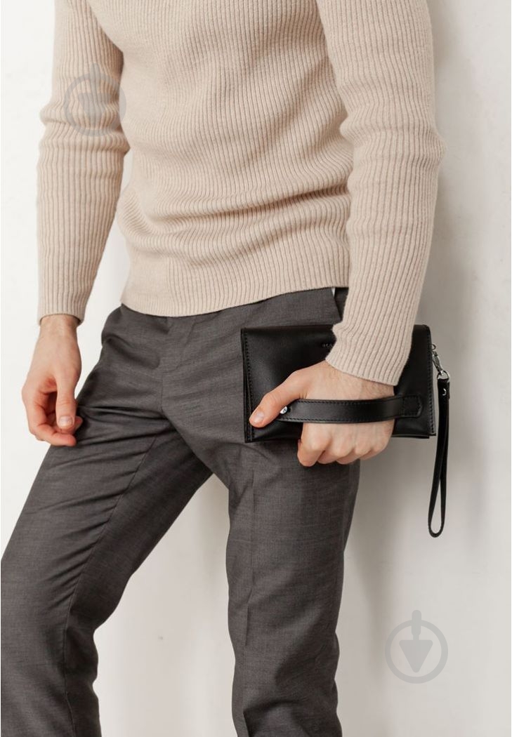Клатч мужской BlankNote 3.0 BN-KLATCH-3-g черный - фото 2 Клатч мужской BlankNote 3.0 BN-KLATCH-3-g черный - фото 2