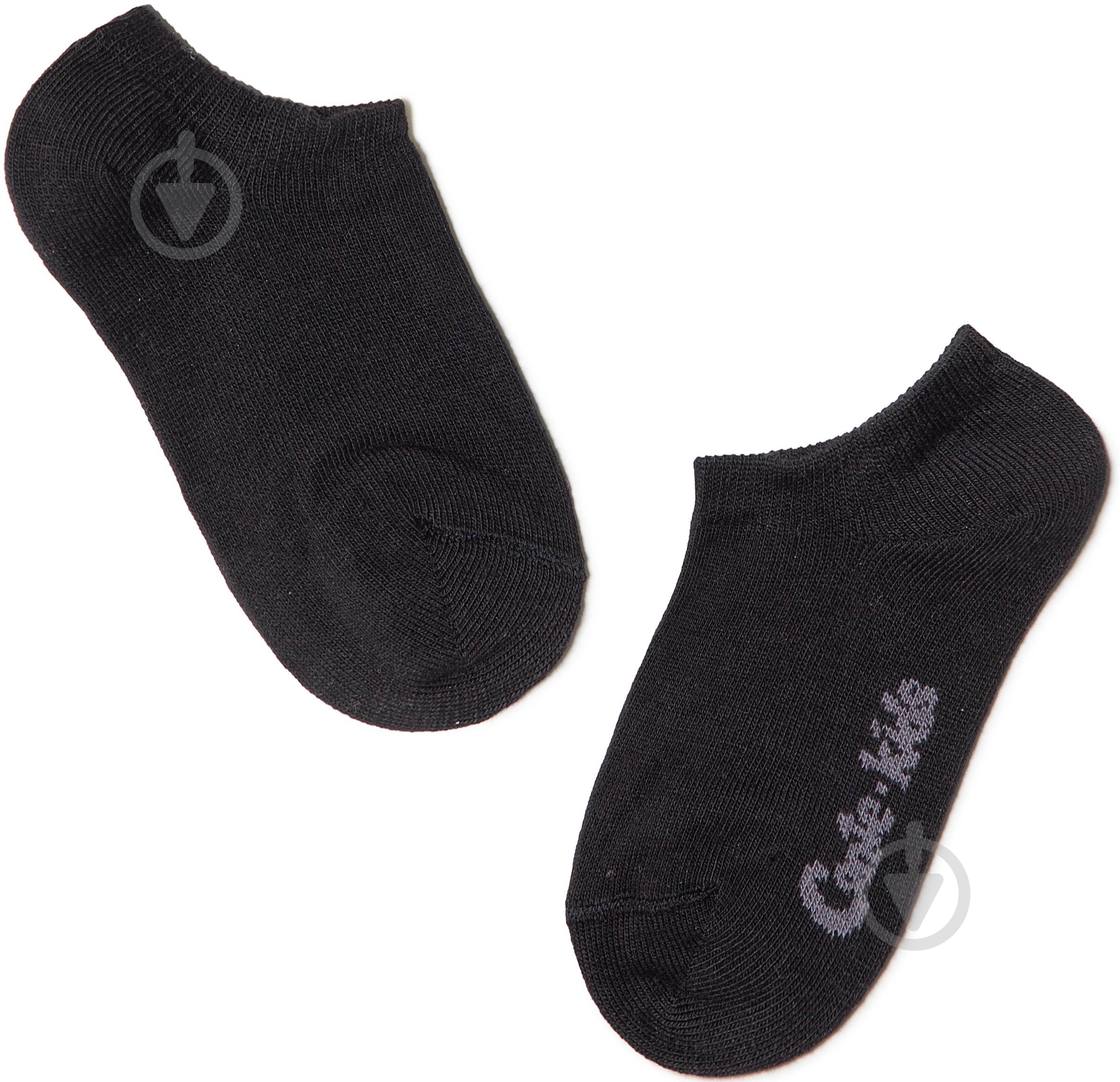 Шкарпетки дитячі для дівчатокдля хлопчиків Conte-Kids Active (ультракороткі) 17С-63СП 000 р.12 чорний - фото 1