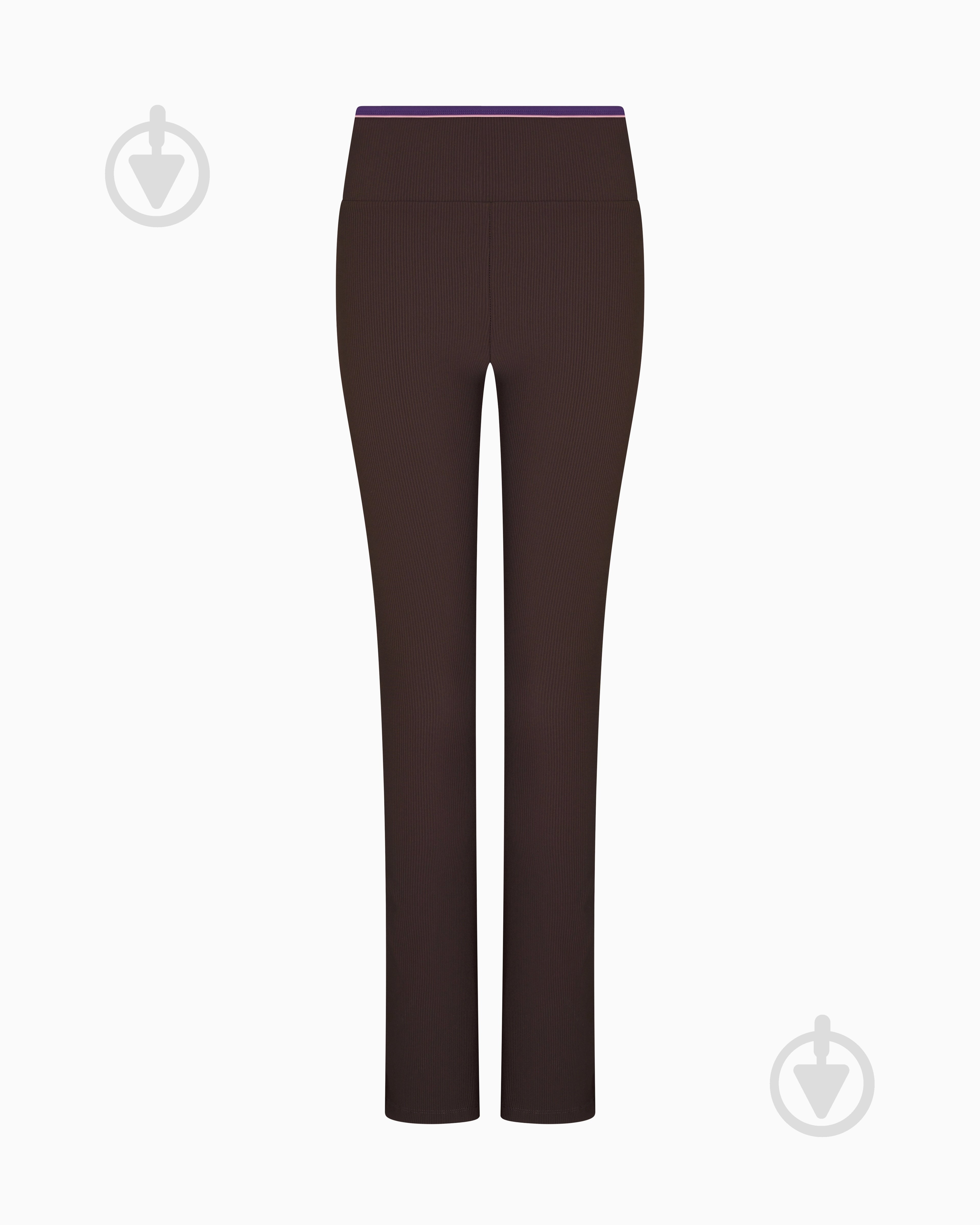 Брюки EA7 VIGOR7 LAB W RIBBED FLARE LEGGINGS 7W000577-AF15721-U6031 р. S черный - фото 5