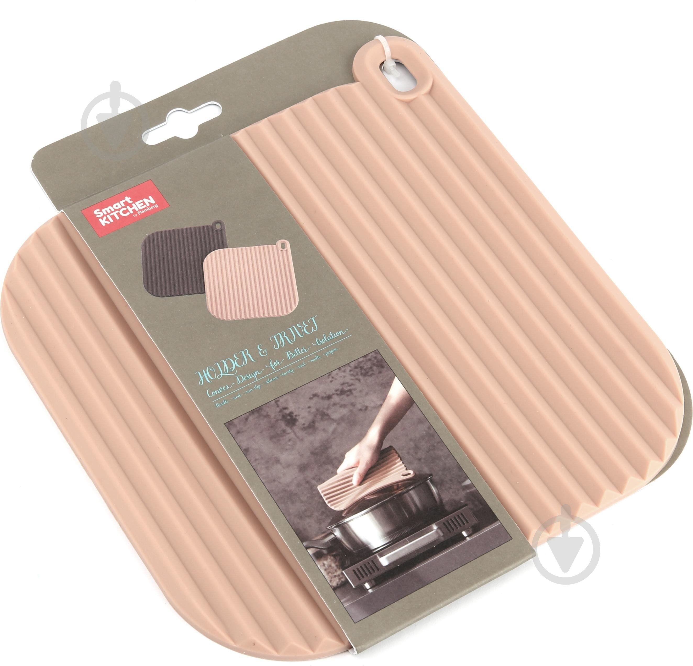 Підставка під гаряче Smart Kitchen by Flamberg Nature Milk tea 19х19 см - фото 2