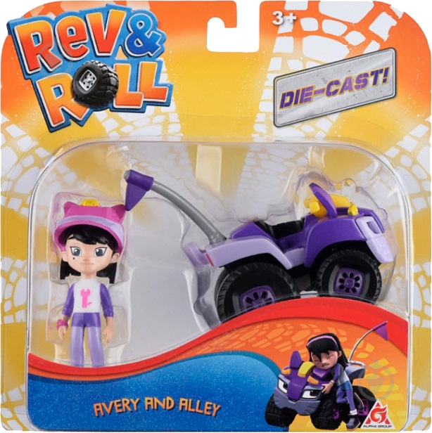 Игровой набор Rev&Roll DieCast Эйвери и Элли - фото 7