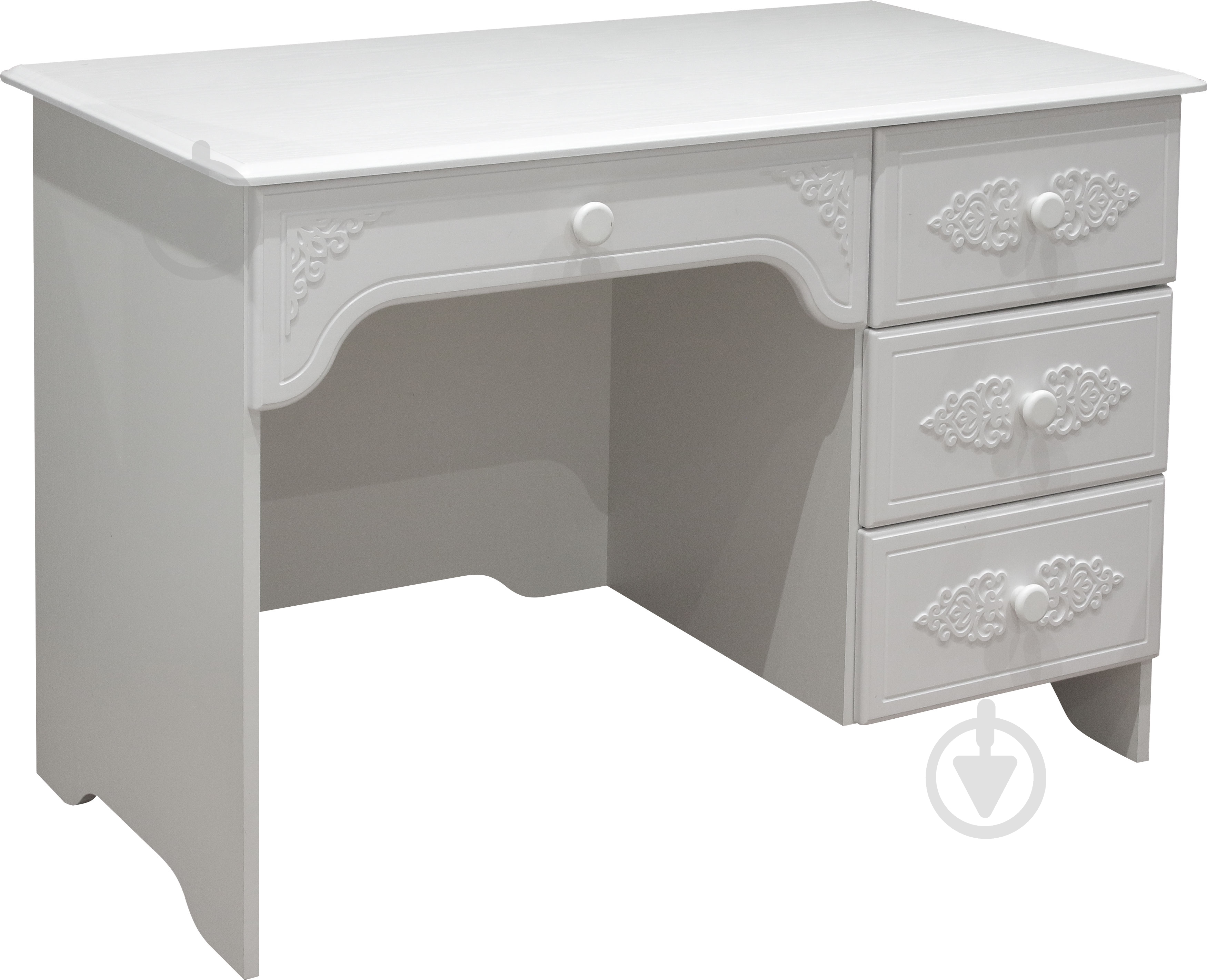 Стол письменный Санти Мебель Белль АС-06 правый белое дерево - фото 2 Стол письменный Санти Мебель Белль АС-06 правый белое дерево - фото 2