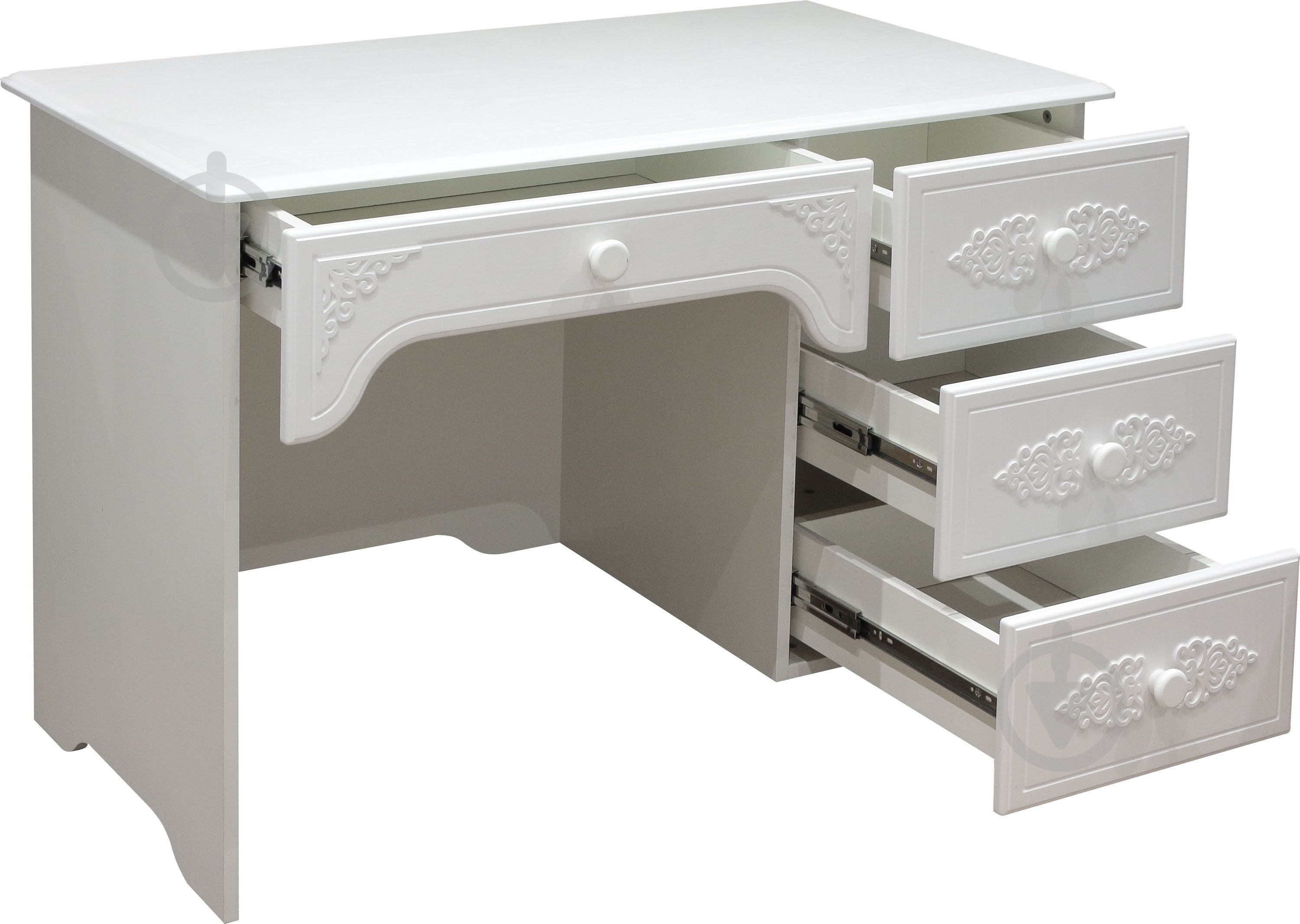 Стол письменный Санти Мебель Белль АС-06 правый белое дерево - фото 3 Стол письменный Санти Мебель Белль АС-06 правый белое дерево - фото 3