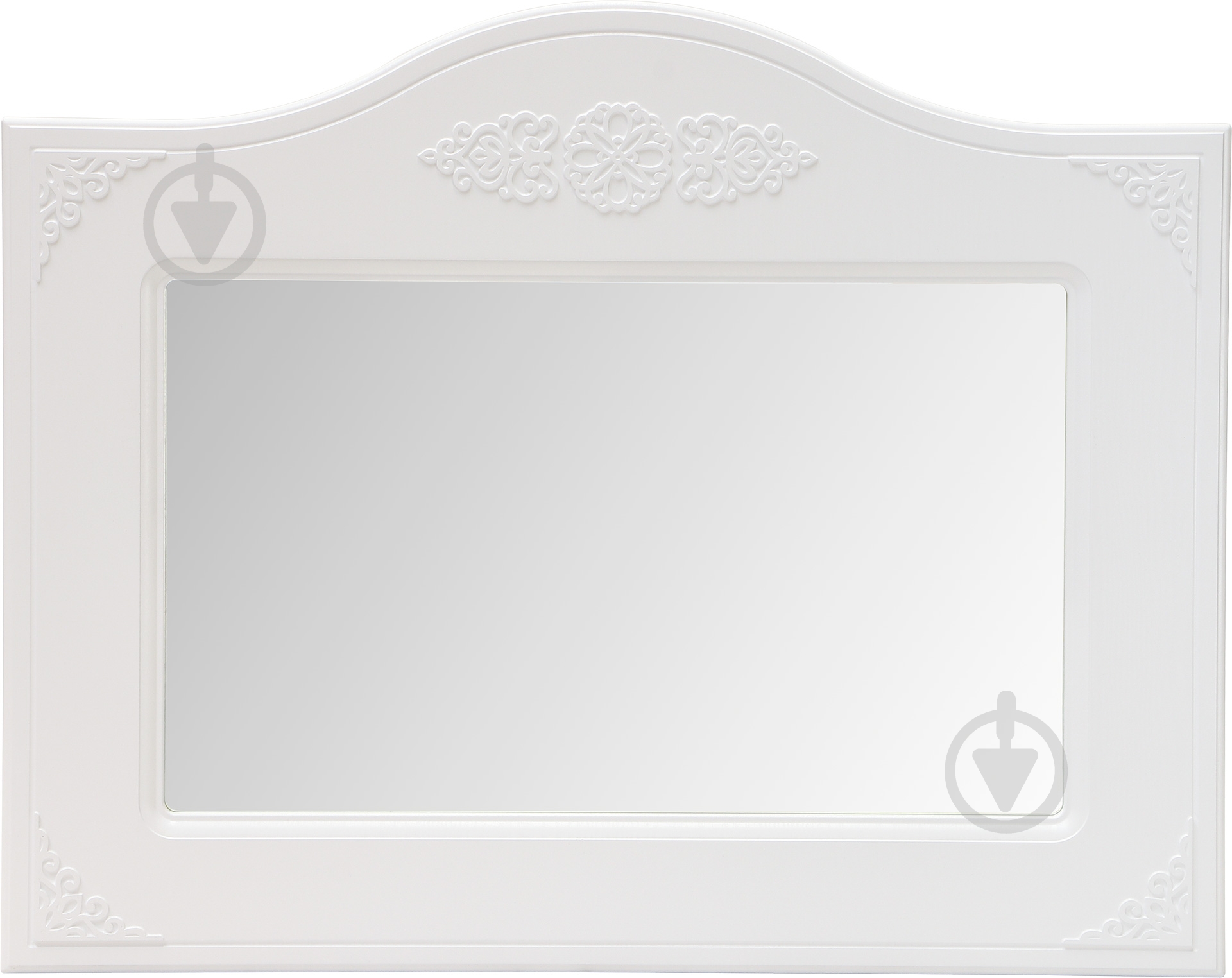 Дзеркало Санті Меблі Белль АС-8 1000x800 мм біле дерево - фото 1