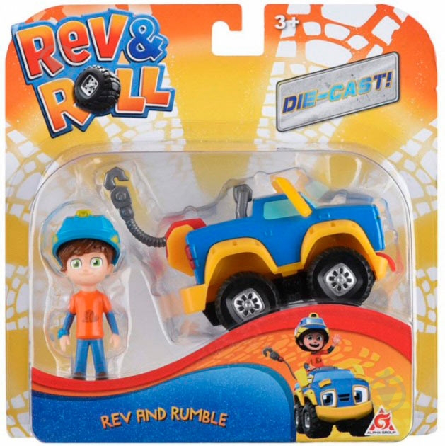 Игровой набор Rev&Roll Die Cast Rev & Rumble - фото 1