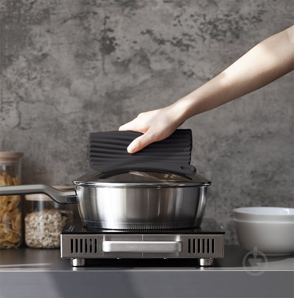 Підставка під гаряче Smart Kitchen by Flamberg Nature Charcoa 19х19 см - фото 4