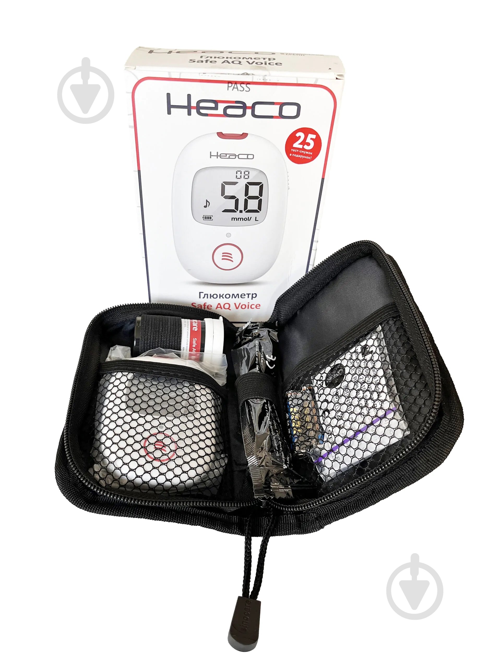 Глюкометр Heaco Safe AQ Voice - фото 2 Глюкометр Heaco Safe AQ Voice - фото 2