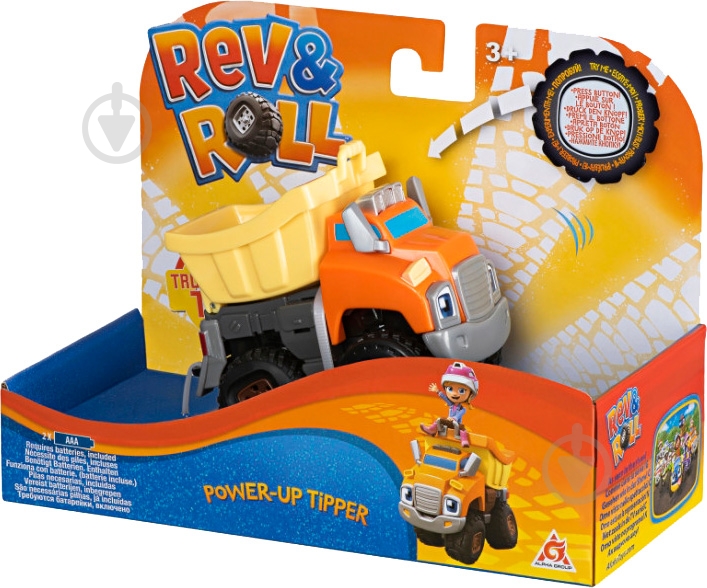 Фігурка Rev&Roll Power-Up Тіпер - фото 5 Фігурка Rev&Roll Power-Up Тіпер - фото 5