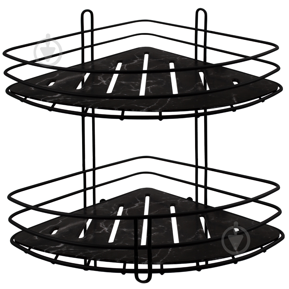 Полиця-сітка Arino 60940 чорний мармур - фото 1