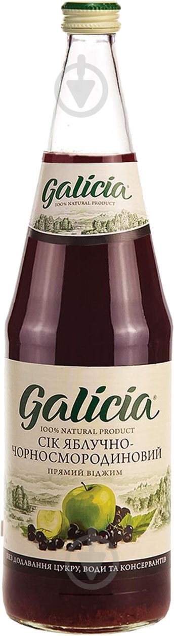 Сок Galicia Яблочно-черничный 1л - фото 1 Сок Galicia Яблочно-черничный 1л - фото 1
