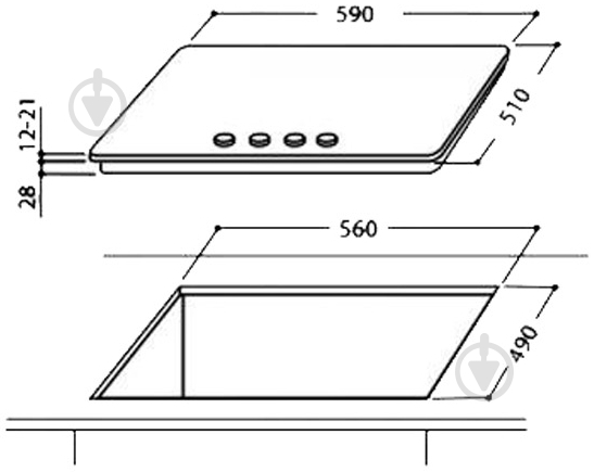 Варочная поверхность газовая Whirlpool GMA 6410 IX - фото 2