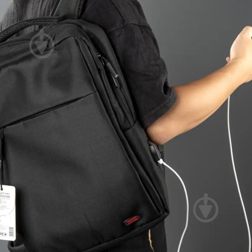 Рюкзак для ноутбука Xo 17" black (CB02-17.black) - фото 6