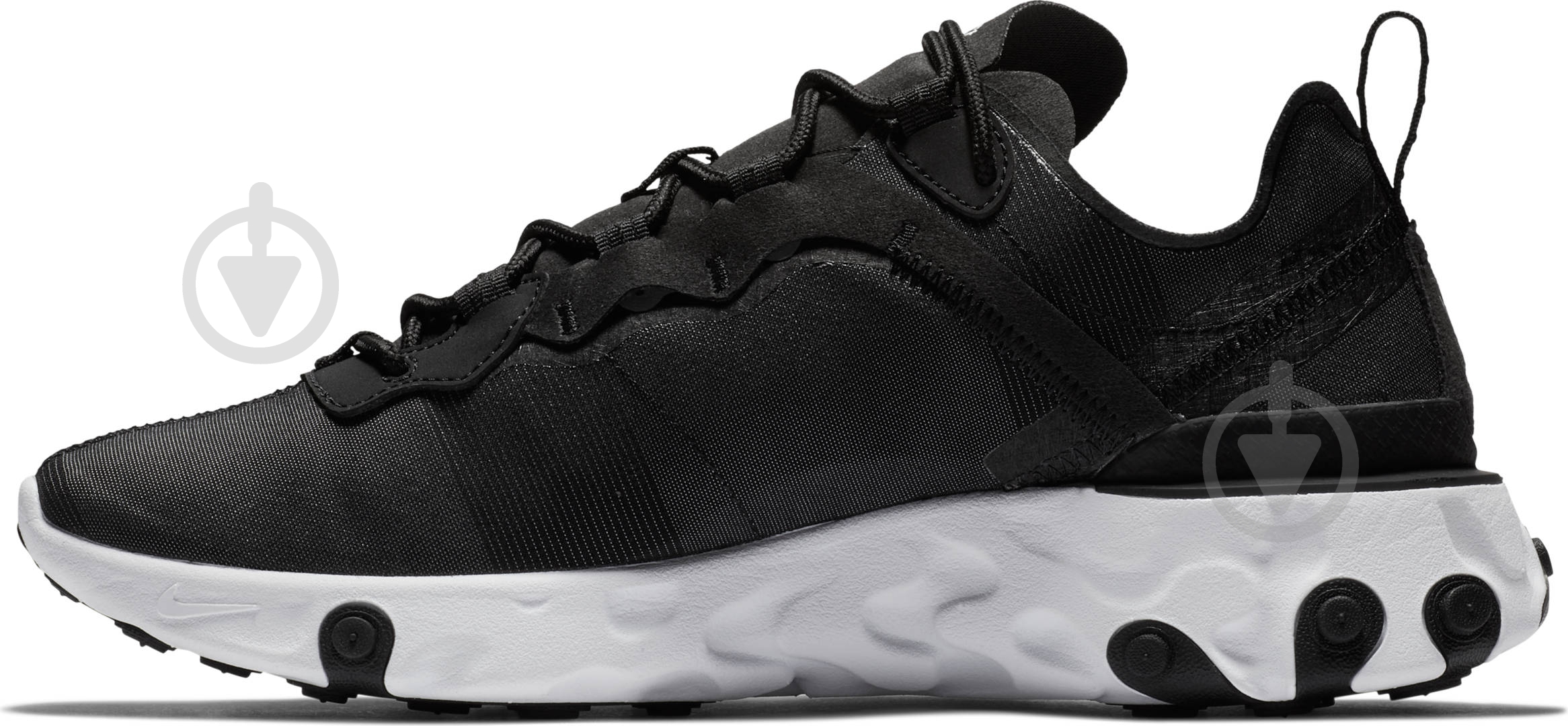Кросівки жіночі демісезонні Nike React Element 55 BQ2728-003 р.40,5 чорні із білим - фото 6