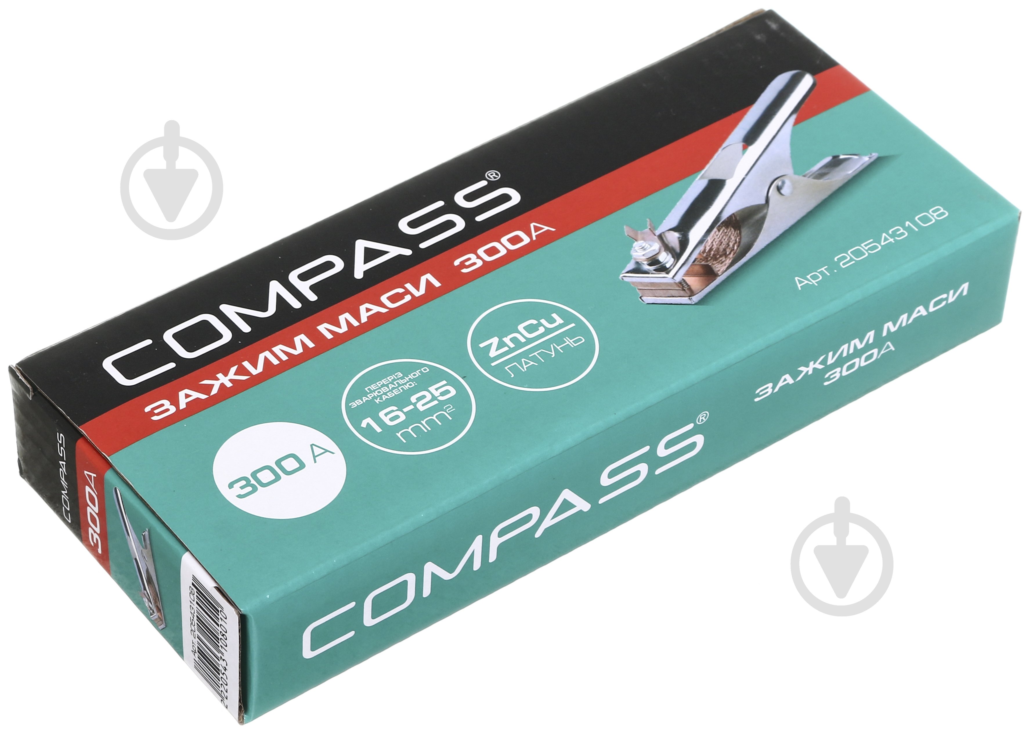 Зажим массы сварочный Compass 300А латунь - фото 3 Зажим массы сварочный Compass 300А латунь - фото 3